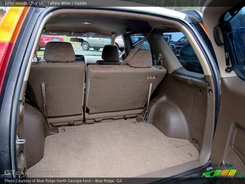 Taffeta White / Saddle 2002 Honda CR-V LX