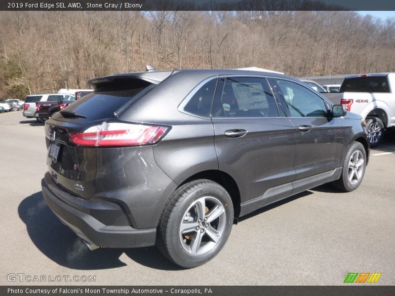 Stone Gray / Ebony 2019 Ford Edge SEL AWD