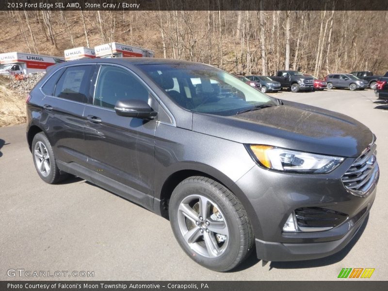 Stone Gray / Ebony 2019 Ford Edge SEL AWD