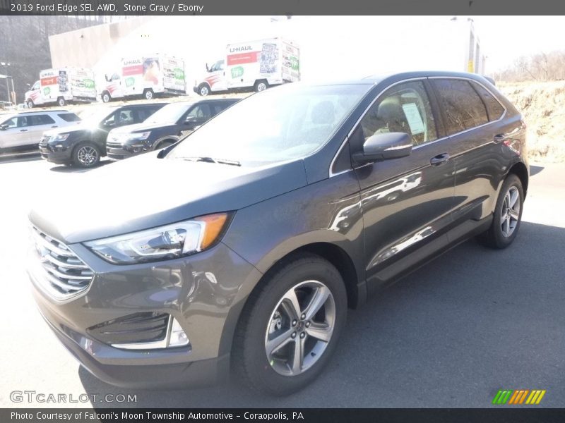 Stone Gray / Ebony 2019 Ford Edge SEL AWD
