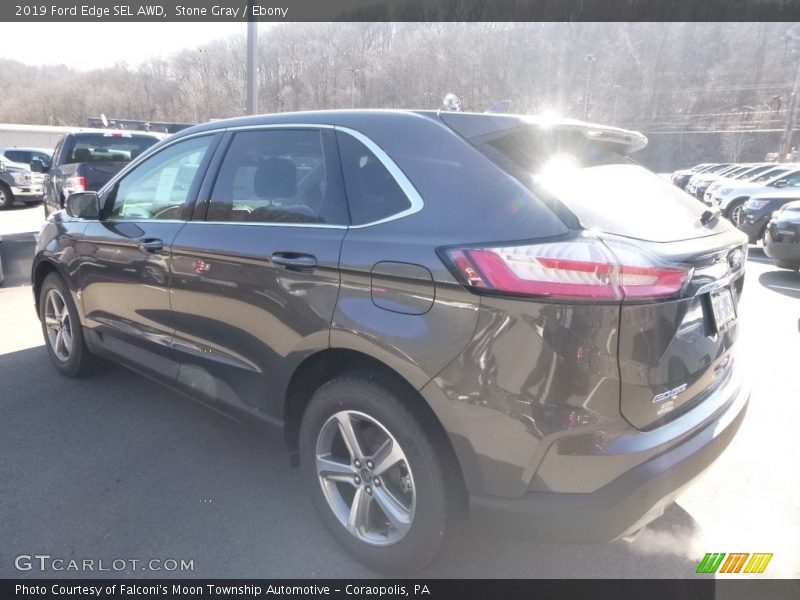 Stone Gray / Ebony 2019 Ford Edge SEL AWD