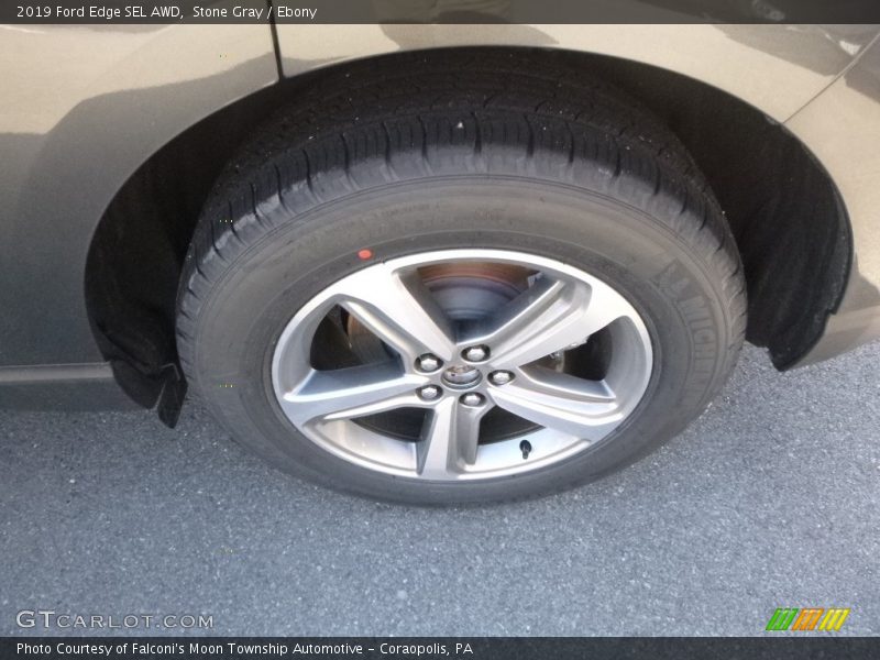 Stone Gray / Ebony 2019 Ford Edge SEL AWD