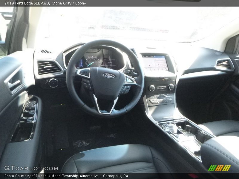 Stone Gray / Ebony 2019 Ford Edge SEL AWD