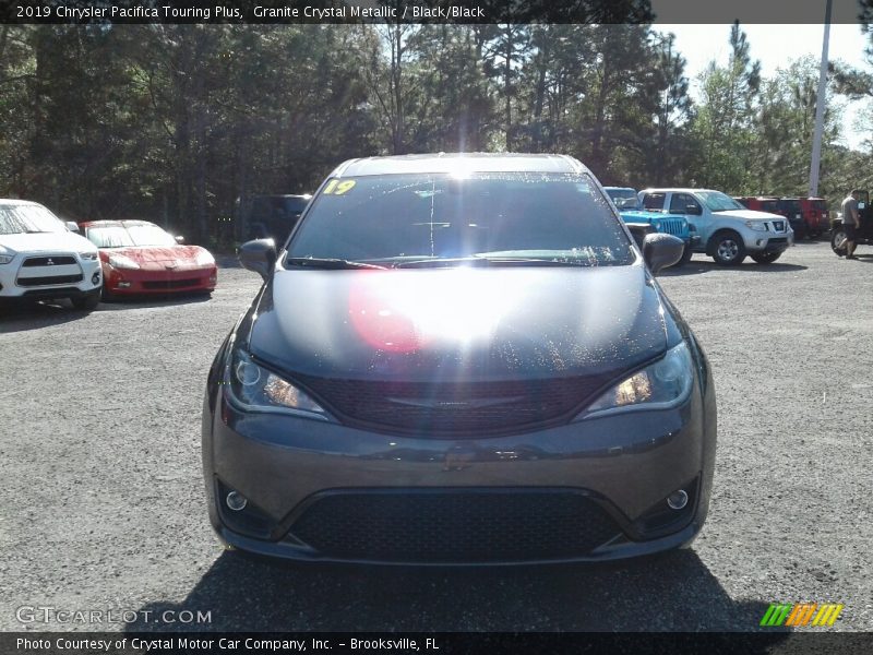 Granite Crystal Metallic / Black/Black 2019 Chrysler Pacifica Touring Plus