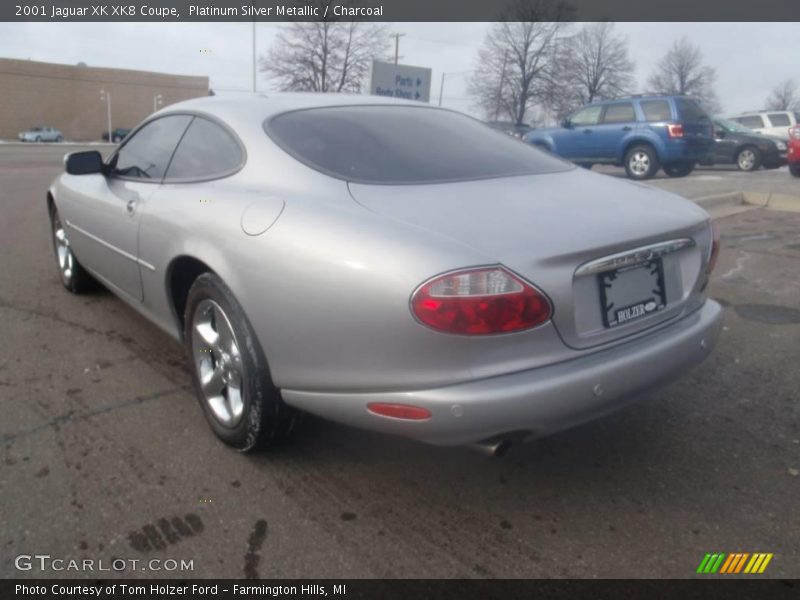 Platinum Silver Metallic / Charcoal 2001 Jaguar XK XK8 Coupe