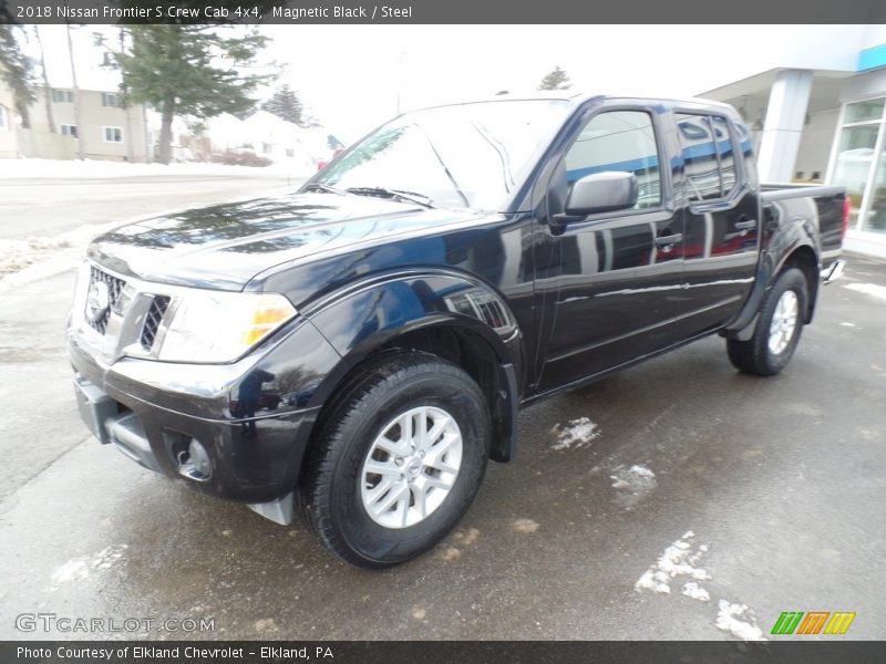 Magnetic Black / Steel 2018 Nissan Frontier S Crew Cab 4x4