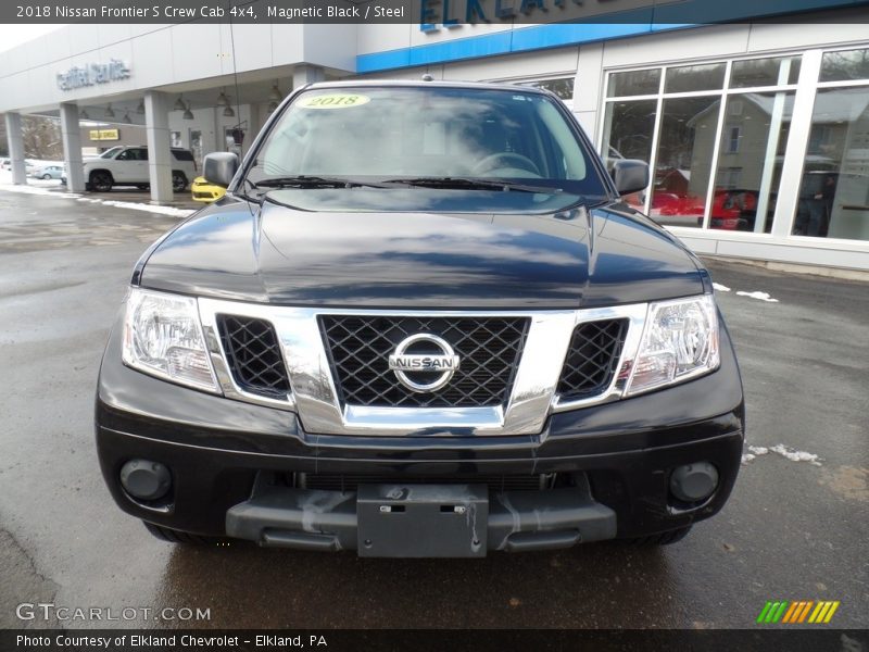 Magnetic Black / Steel 2018 Nissan Frontier S Crew Cab 4x4