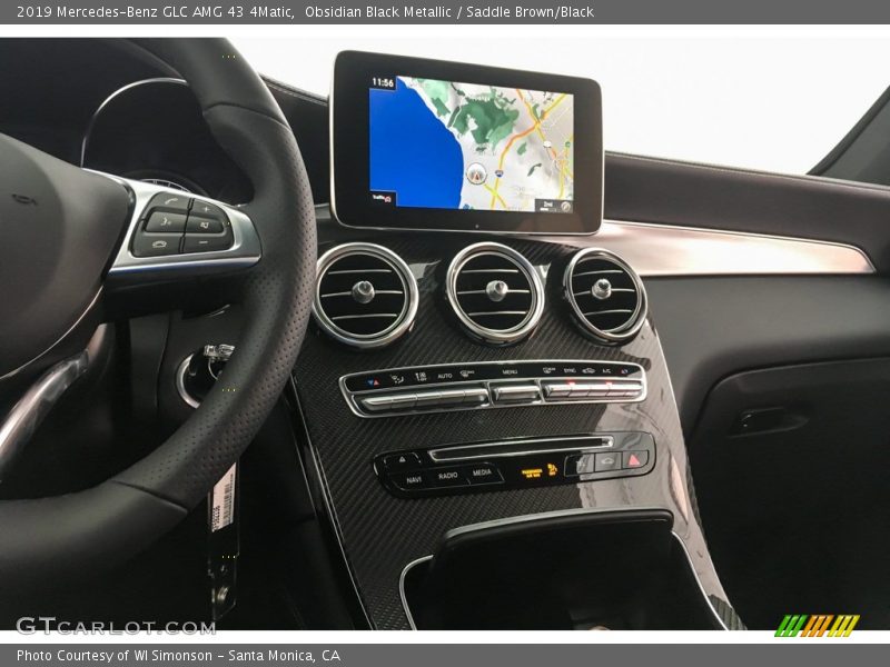 Obsidian Black Metallic / Saddle Brown/Black 2019 Mercedes-Benz GLC AMG 43 4Matic