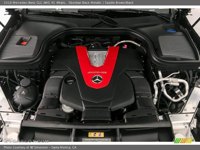 Obsidian Black Metallic / Saddle Brown/Black 2019 Mercedes-Benz GLC AMG 43 4Matic