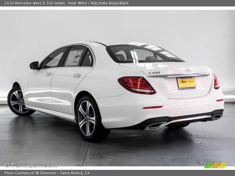 Polar White / Macchiato Beige/Black 2019 Mercedes-Benz E 300 Sedan