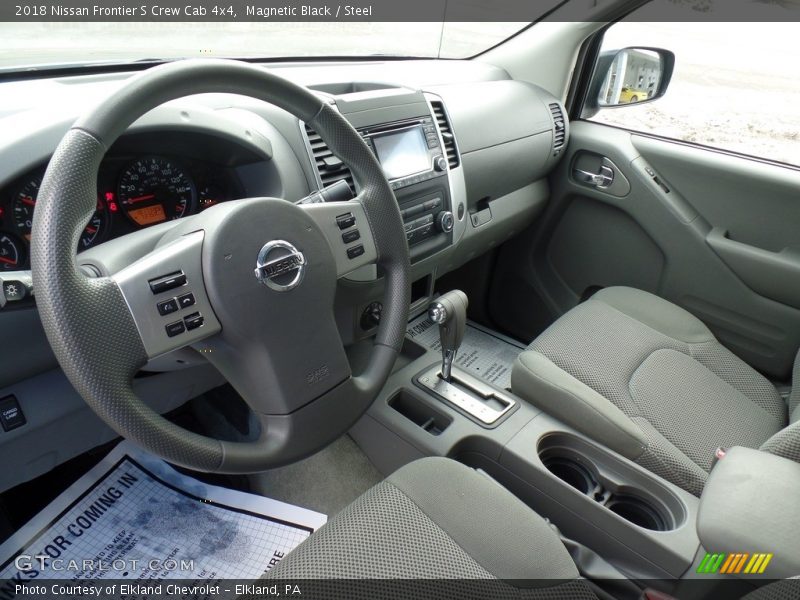 Magnetic Black / Steel 2018 Nissan Frontier S Crew Cab 4x4