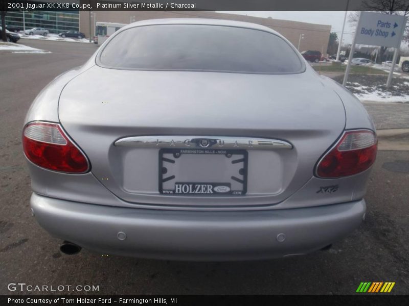 Platinum Silver Metallic / Charcoal 2001 Jaguar XK XK8 Coupe