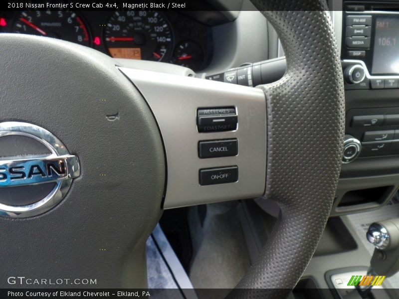 Magnetic Black / Steel 2018 Nissan Frontier S Crew Cab 4x4