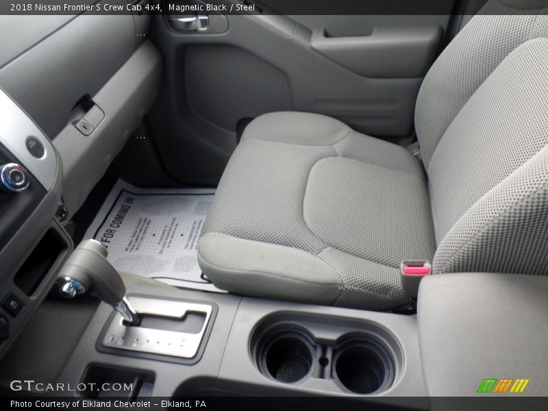 Magnetic Black / Steel 2018 Nissan Frontier S Crew Cab 4x4