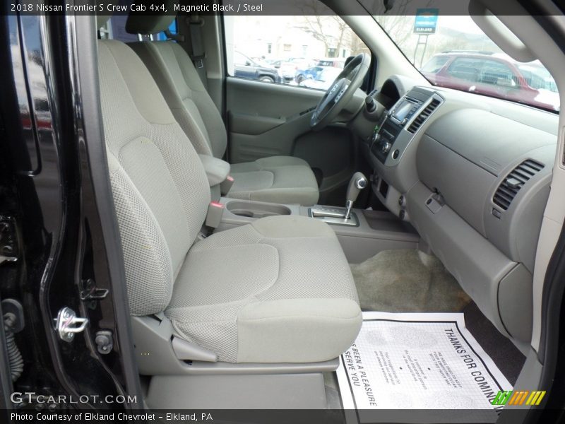 Magnetic Black / Steel 2018 Nissan Frontier S Crew Cab 4x4