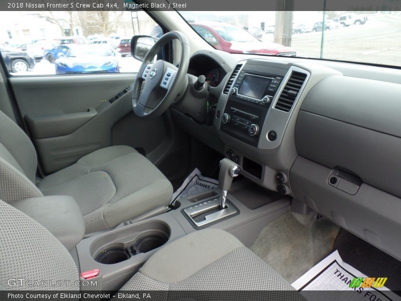 Magnetic Black / Steel 2018 Nissan Frontier S Crew Cab 4x4