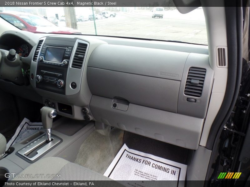 Magnetic Black / Steel 2018 Nissan Frontier S Crew Cab 4x4