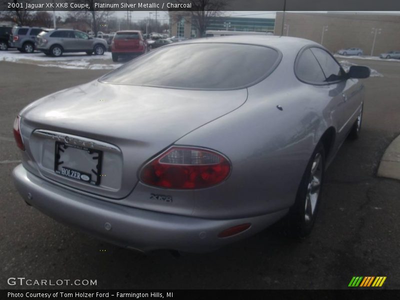 Platinum Silver Metallic / Charcoal 2001 Jaguar XK XK8 Coupe