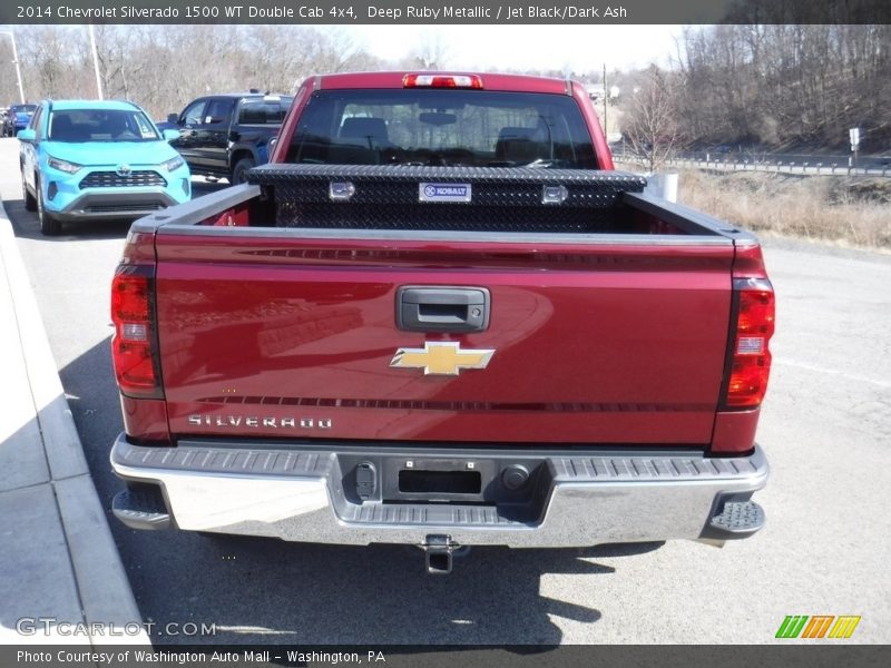 Deep Ruby Metallic / Jet Black/Dark Ash 2014 Chevrolet Silverado 1500 WT Double Cab 4x4