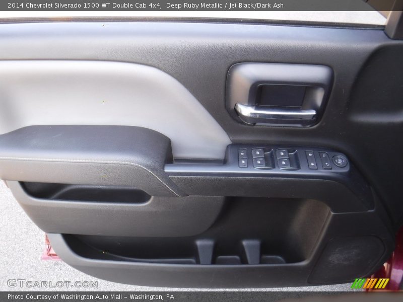 Deep Ruby Metallic / Jet Black/Dark Ash 2014 Chevrolet Silverado 1500 WT Double Cab 4x4