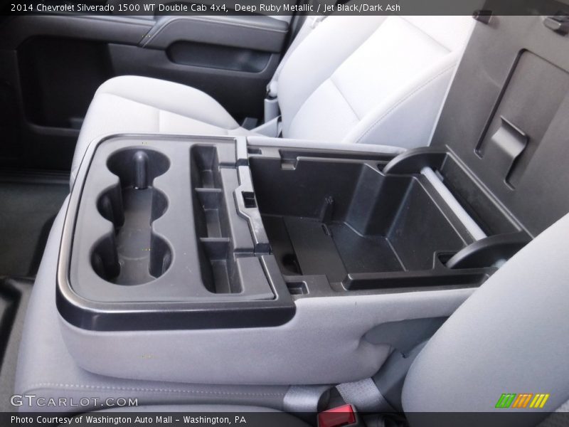 Deep Ruby Metallic / Jet Black/Dark Ash 2014 Chevrolet Silverado 1500 WT Double Cab 4x4