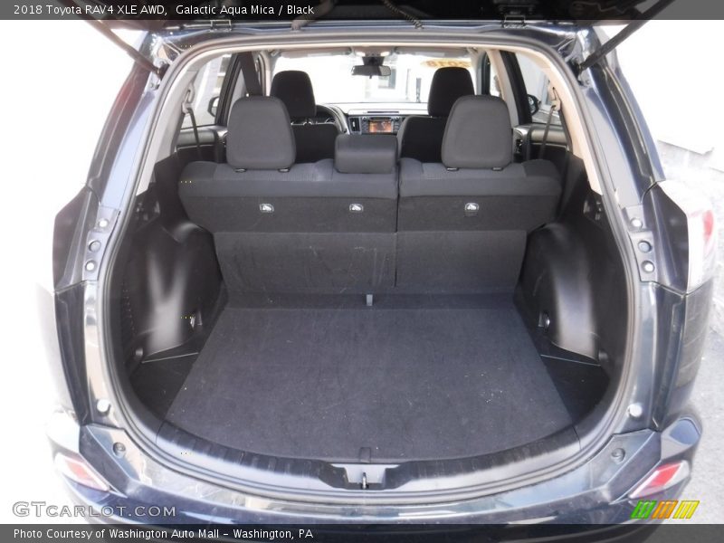 Galactic Aqua Mica / Black 2018 Toyota RAV4 XLE AWD