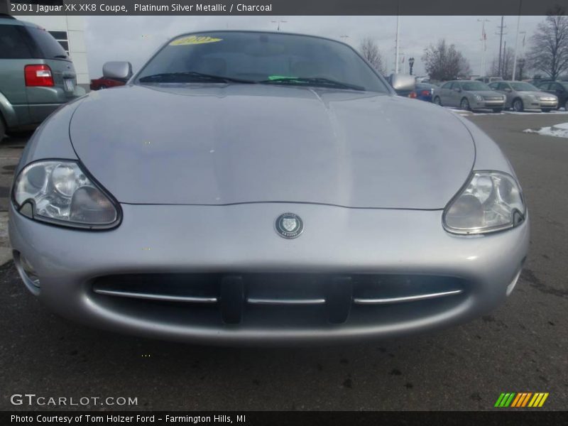 Platinum Silver Metallic / Charcoal 2001 Jaguar XK XK8 Coupe