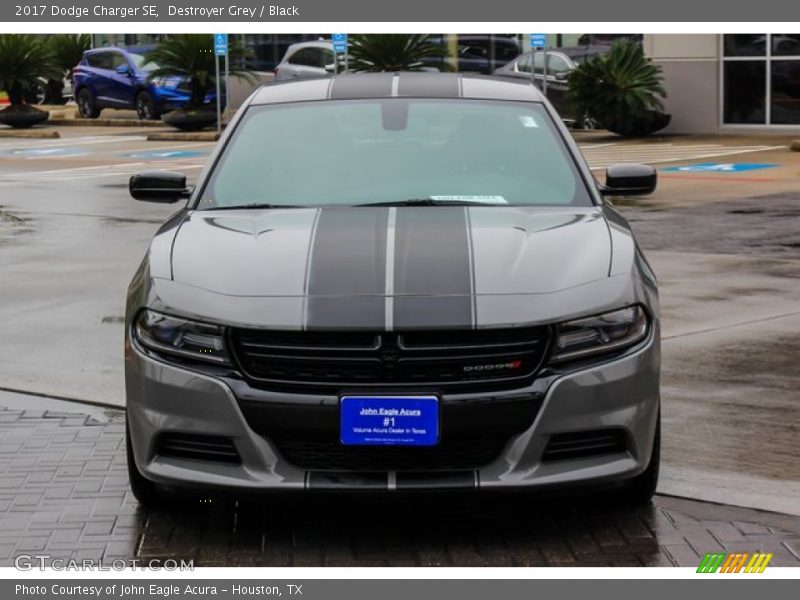 Destroyer Grey / Black 2017 Dodge Charger SE
