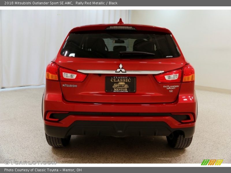 Rally Red Metallic / Black 2018 Mitsubishi Outlander Sport SE AWC