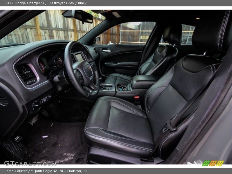 Destroyer Grey / Black 2017 Dodge Charger SE
