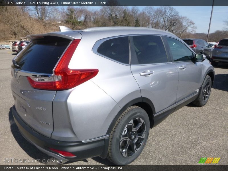 Lunar Silver Metallic / Black 2019 Honda CR-V Touring AWD