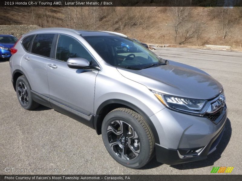 Lunar Silver Metallic / Black 2019 Honda CR-V Touring AWD