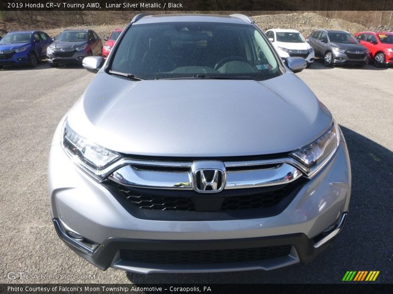 Lunar Silver Metallic / Black 2019 Honda CR-V Touring AWD