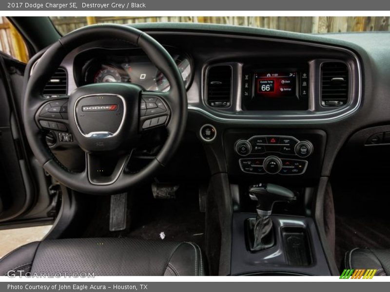 Destroyer Grey / Black 2017 Dodge Charger SE