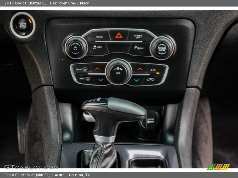 Destroyer Grey / Black 2017 Dodge Charger SE