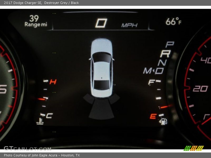 Destroyer Grey / Black 2017 Dodge Charger SE