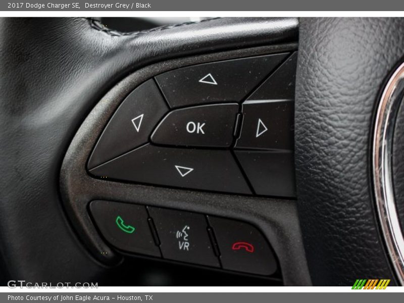 Destroyer Grey / Black 2017 Dodge Charger SE
