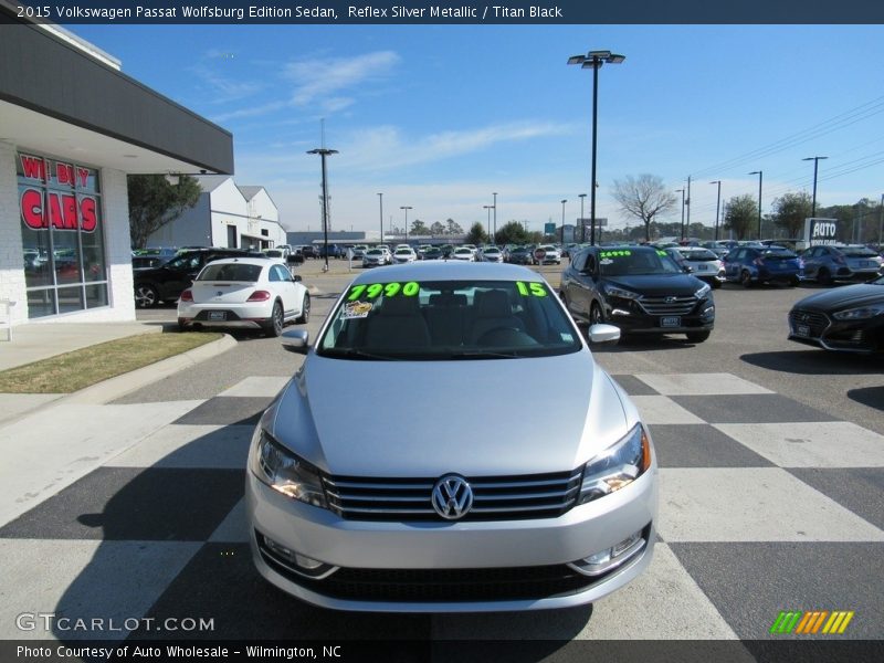 Reflex Silver Metallic / Titan Black 2015 Volkswagen Passat Wolfsburg Edition Sedan