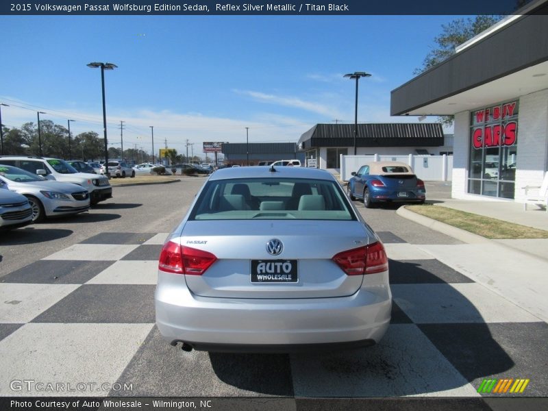 Reflex Silver Metallic / Titan Black 2015 Volkswagen Passat Wolfsburg Edition Sedan