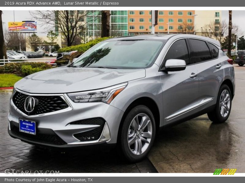 Lunar Silver Metallic / Espresso 2019 Acura RDX Advance AWD