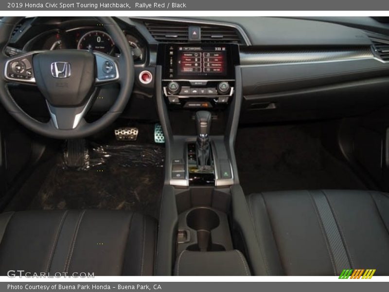 Rallye Red / Black 2019 Honda Civic Sport Touring Hatchback