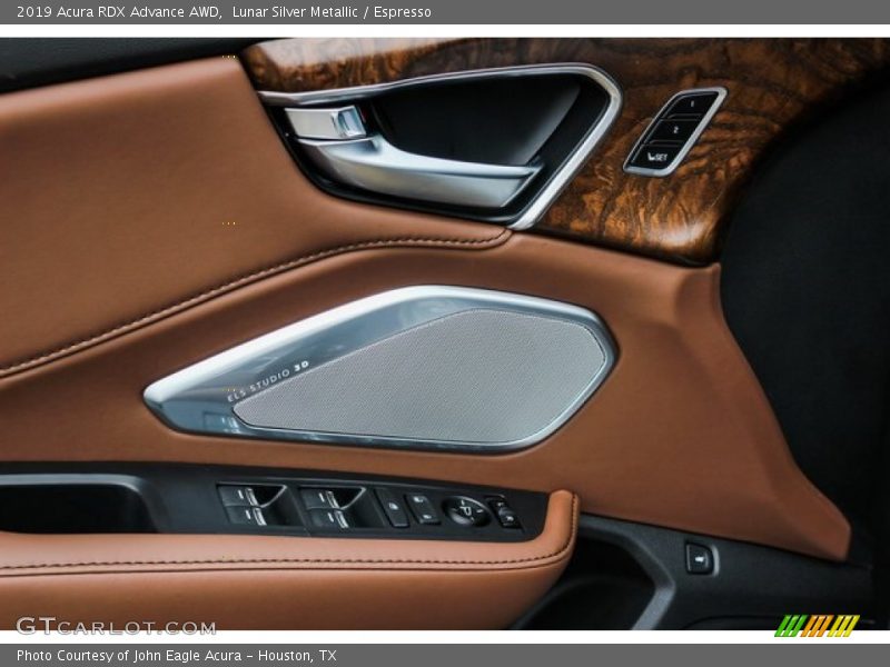 Lunar Silver Metallic / Espresso 2019 Acura RDX Advance AWD