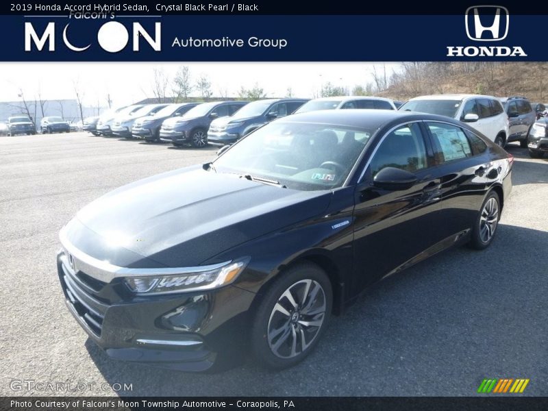 Crystal Black Pearl / Black 2019 Honda Accord Hybrid Sedan