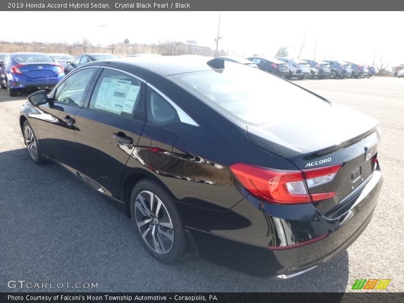 Crystal Black Pearl / Black 2019 Honda Accord Hybrid Sedan