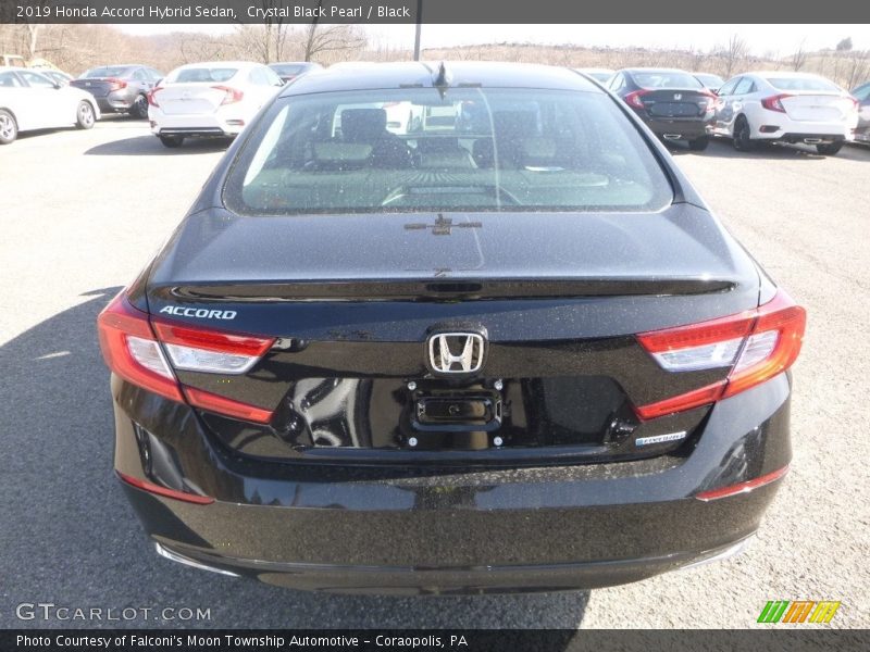 Crystal Black Pearl / Black 2019 Honda Accord Hybrid Sedan