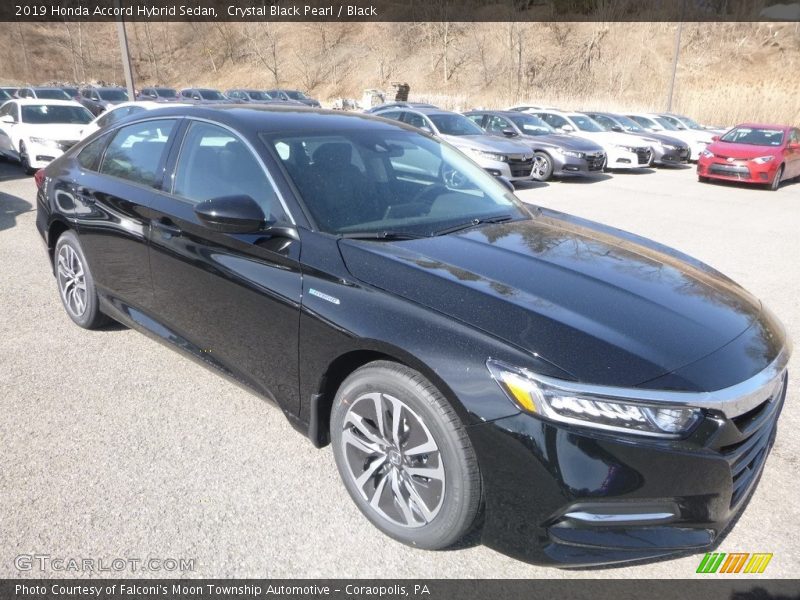 Crystal Black Pearl / Black 2019 Honda Accord Hybrid Sedan