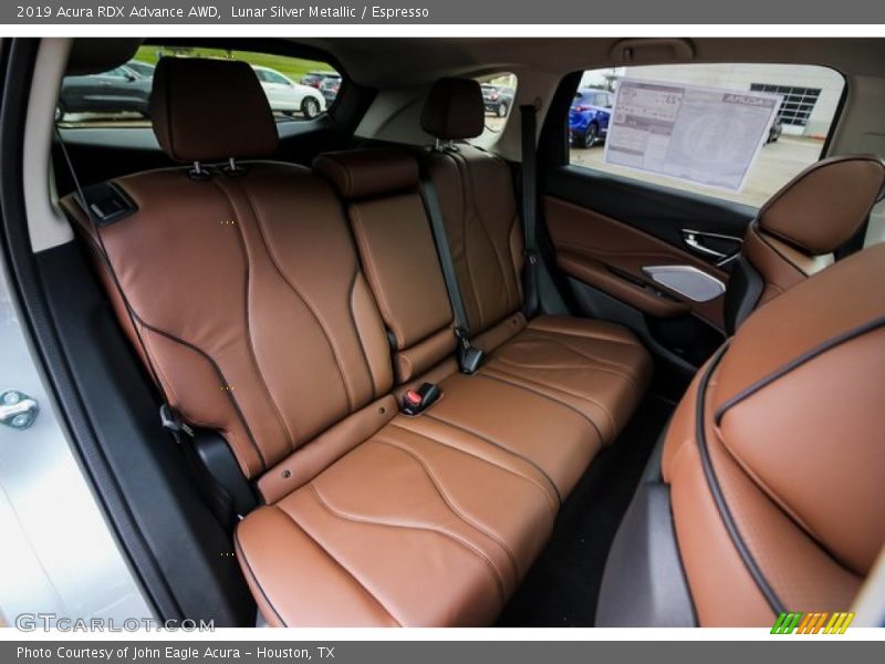 Lunar Silver Metallic / Espresso 2019 Acura RDX Advance AWD
