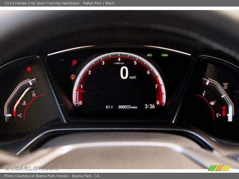 Rallye Red / Black 2019 Honda Civic Sport Touring Hatchback
