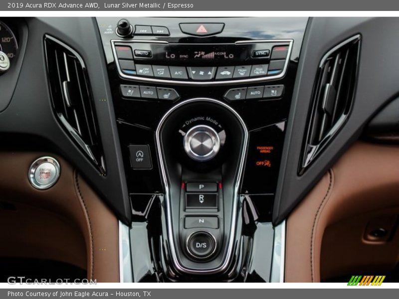 Lunar Silver Metallic / Espresso 2019 Acura RDX Advance AWD
