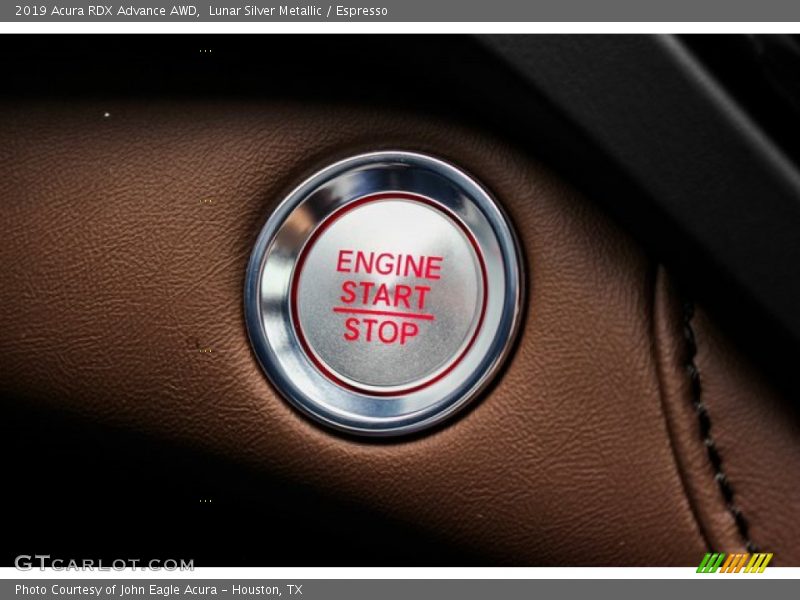 Lunar Silver Metallic / Espresso 2019 Acura RDX Advance AWD
